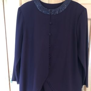 Women’s Patra Two Piece Beaded Cocktail Dress